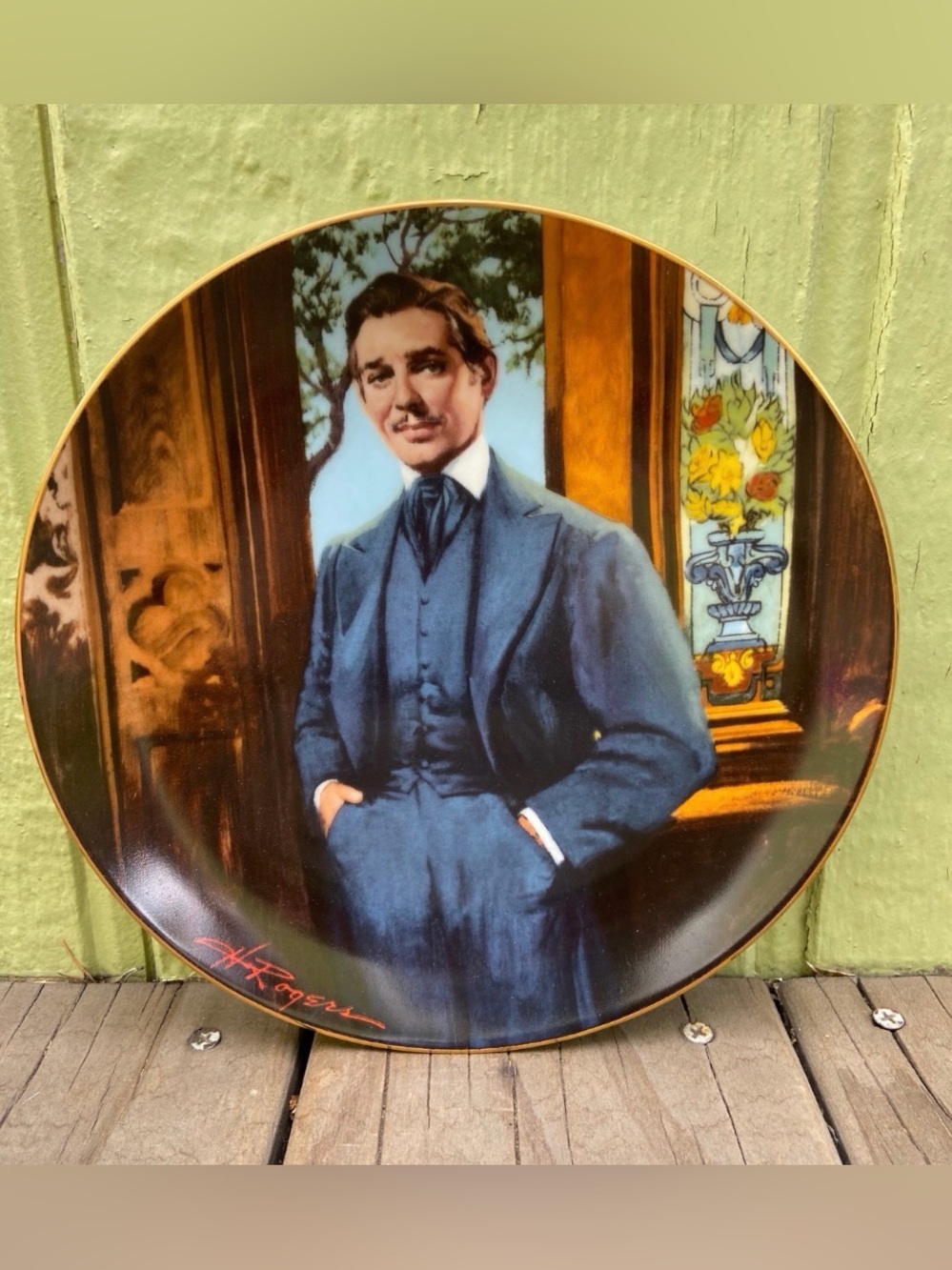 Gone With The Wind Frankly My Dear Ceramic Collectable Plate